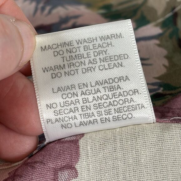 VTG Rose Ruffled Curtain Panels Romantic Victorian w/ Lace JC Penny Cottage Chic - Picture 9 of 11